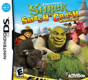 Shrek - Smash n' Crash Racing (Europe) (En,Fr,De,Es,It) box cover front